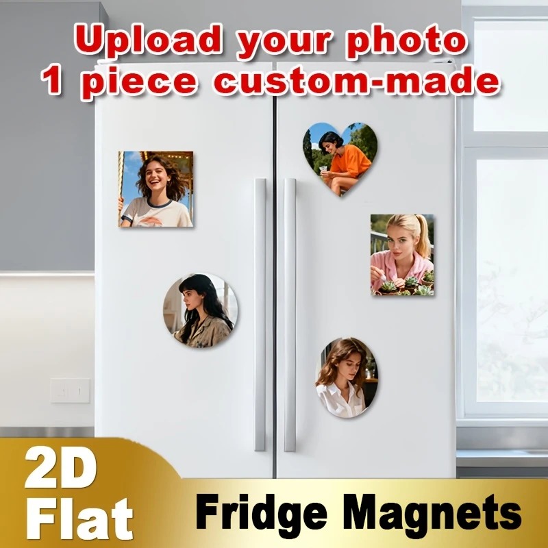 Home Decor Kolkata - カスタム写真冷蔵庫マグネット 2D フラットパーソナライズされた写真冷蔵庫マグネットカスタマイズされた家族ペット写真キッチン家の装飾