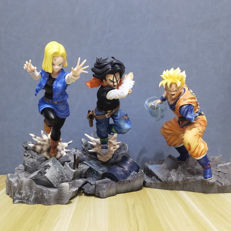 Home Decor Zen - ドラゴンボール超サイヤ人 Gk フィギュア未来悟飯 vs アンドロイド箱入りコレクタブルスタチューアニメコレクション家の装飾