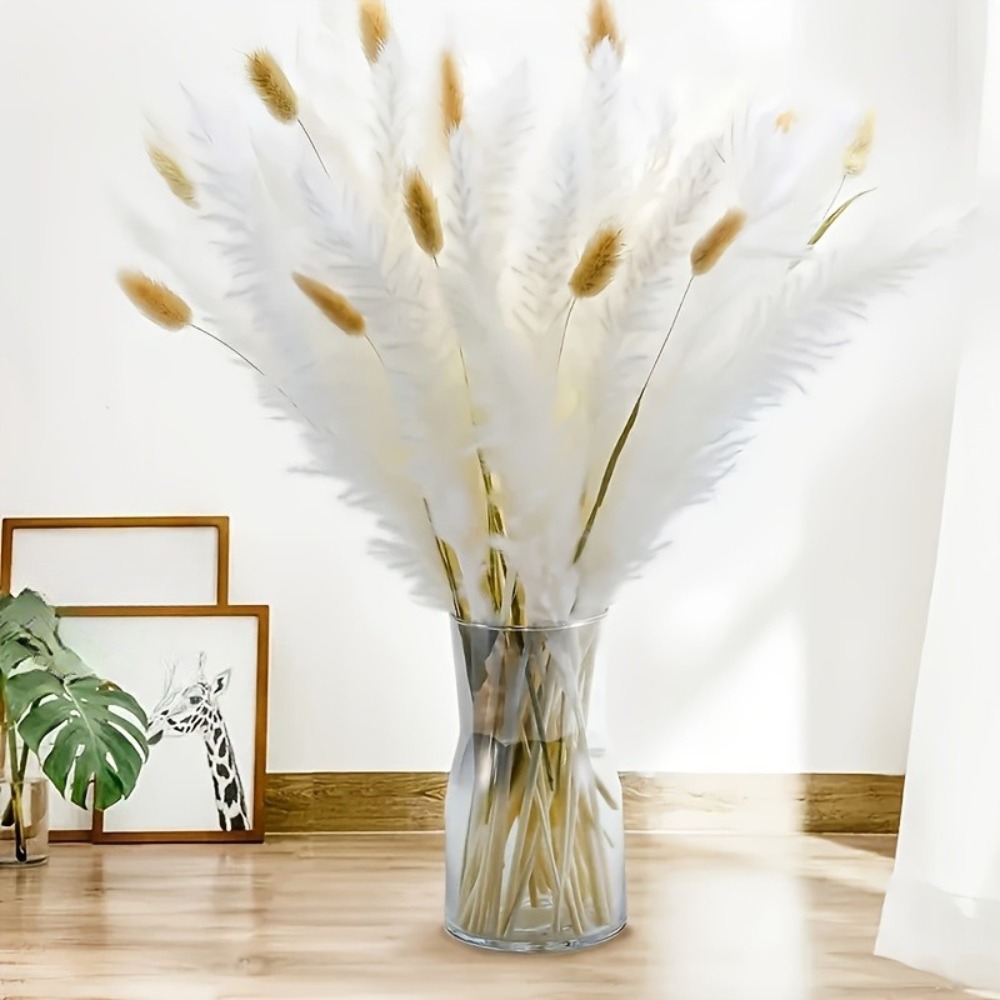 Dried Flower Bouquet - ドライフラワーブーケ 結婚式の装飾、家の装飾、長持ちするテーブルデコレーション、誕生日や新築祝いのギフト