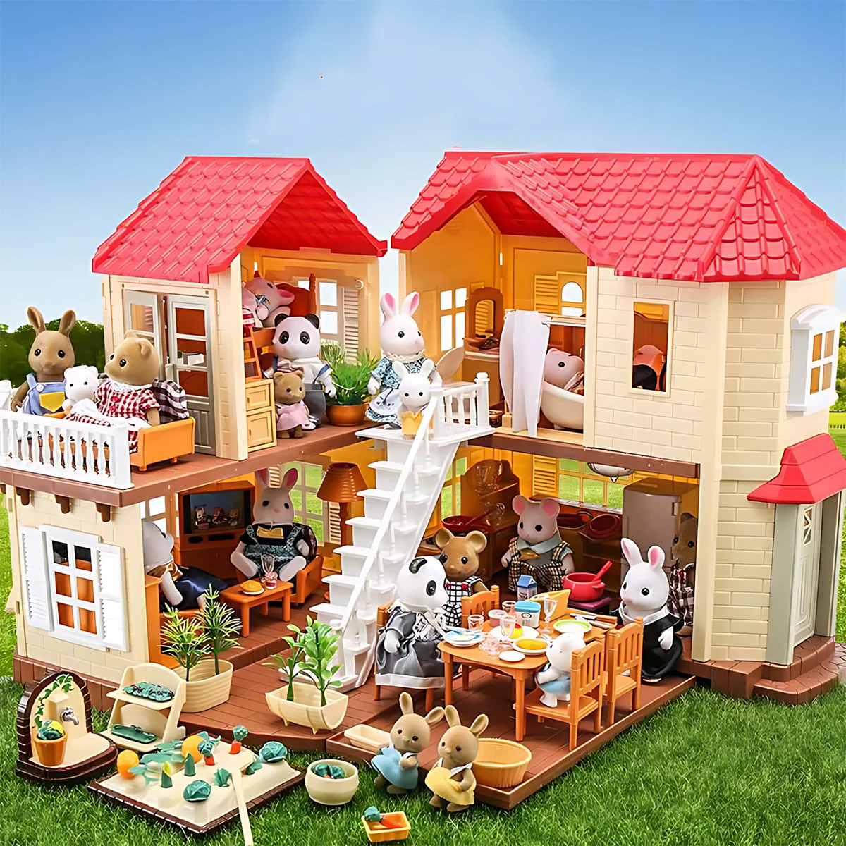 Home Decor Kolkata - ミニチュア家具 1:12 ドールハウスキッチンリビングルーム寝室セット DIY シーン人形遊び装飾女の子おもちゃの家誕生日ギフト