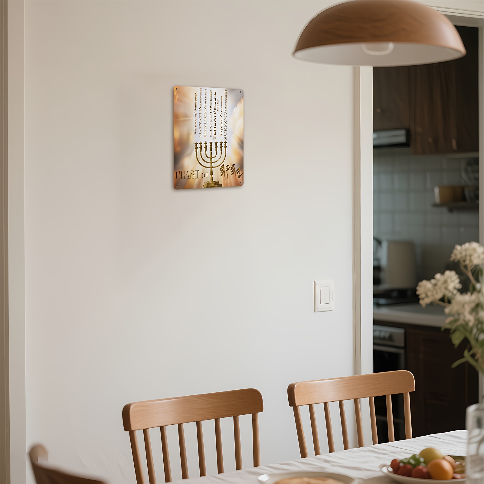 CIFBUYヘブライのダビデの星アルミ製ウォールアート 8x - Home Decor Living Room のレビューと価格