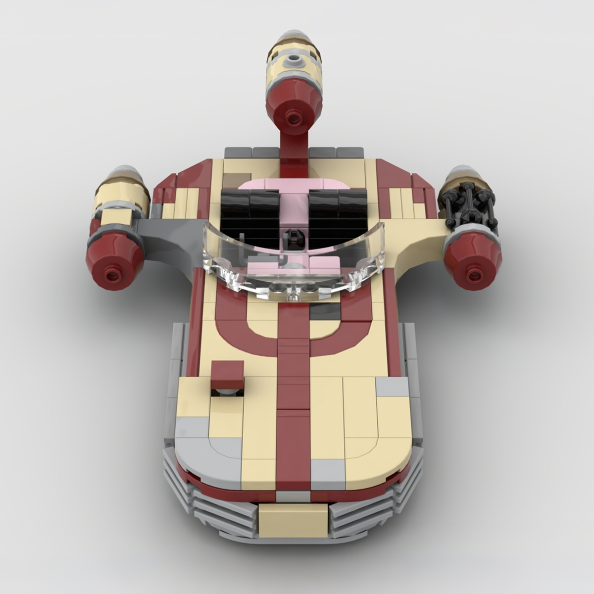 家の装飾スターシップ宇宙船 MOC-ランドスピーダー X-3 - X Home Decor のレビューと価格