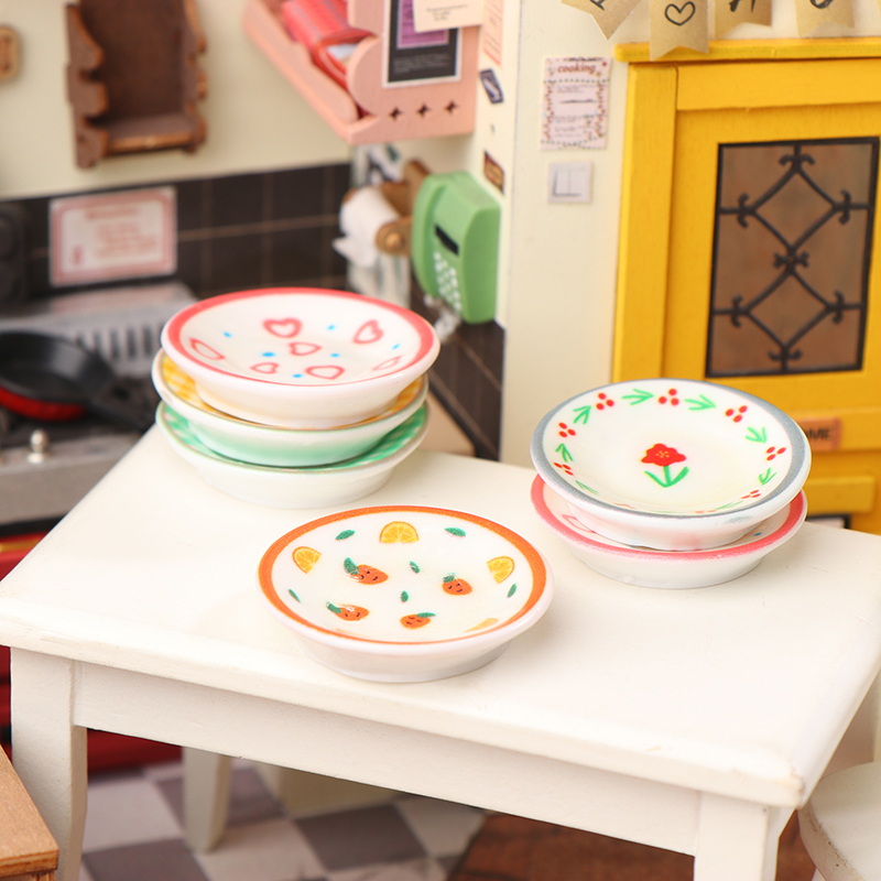5 個 1/12 ドールハウスミニプレート皿モデルドールハウ - Home Decor Kolkata のレビューと価格