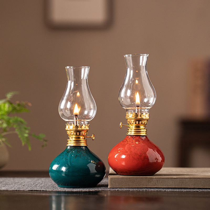 ヴィンテージ陶器製蓮油灯 - 茶室の雰囲気照明、禅茶道の家の - Home Decor Zen のレビューと価格
