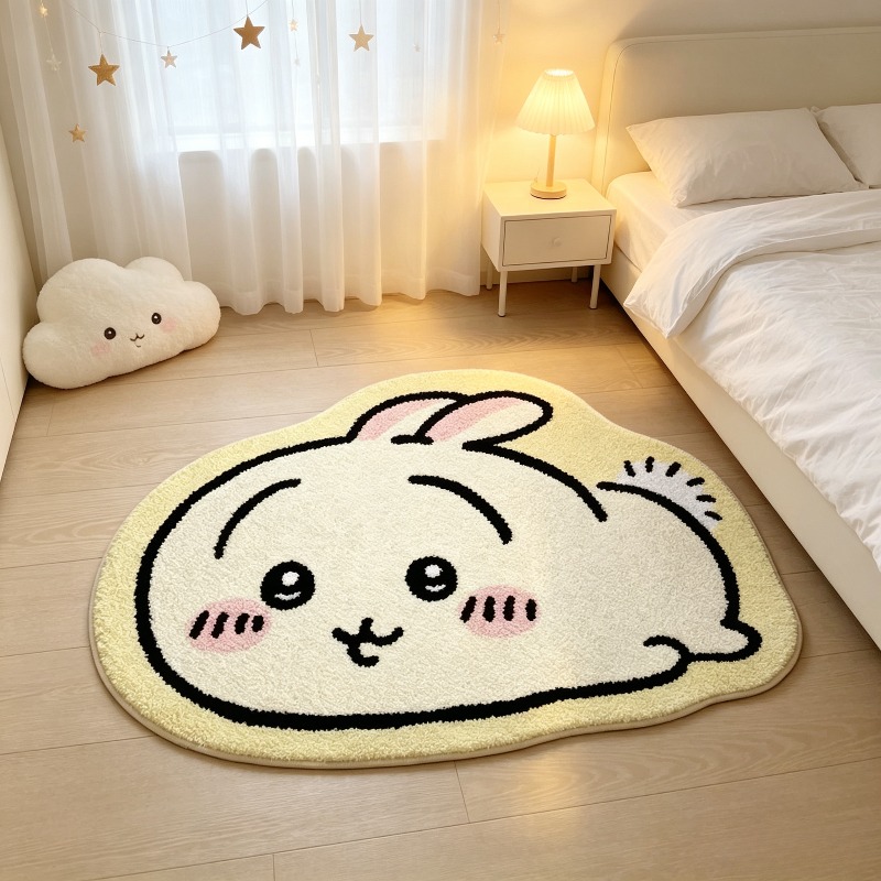 ちいかわ！！！漫画ラグ アニメ ハチワレウサギ ぬいぐるみフ - Flooring Home Decor のレビューと価格