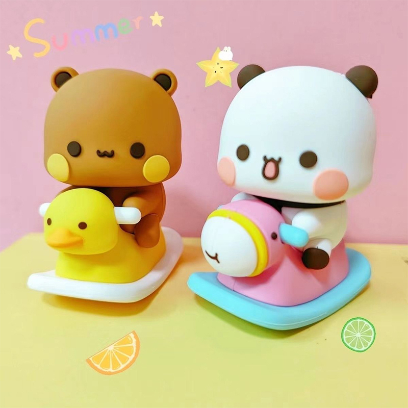 かわいいパンダのクマの置物,収集可能なおもちゃ,カワイイアク - Home Decor Trends 2025 のレビューと価格