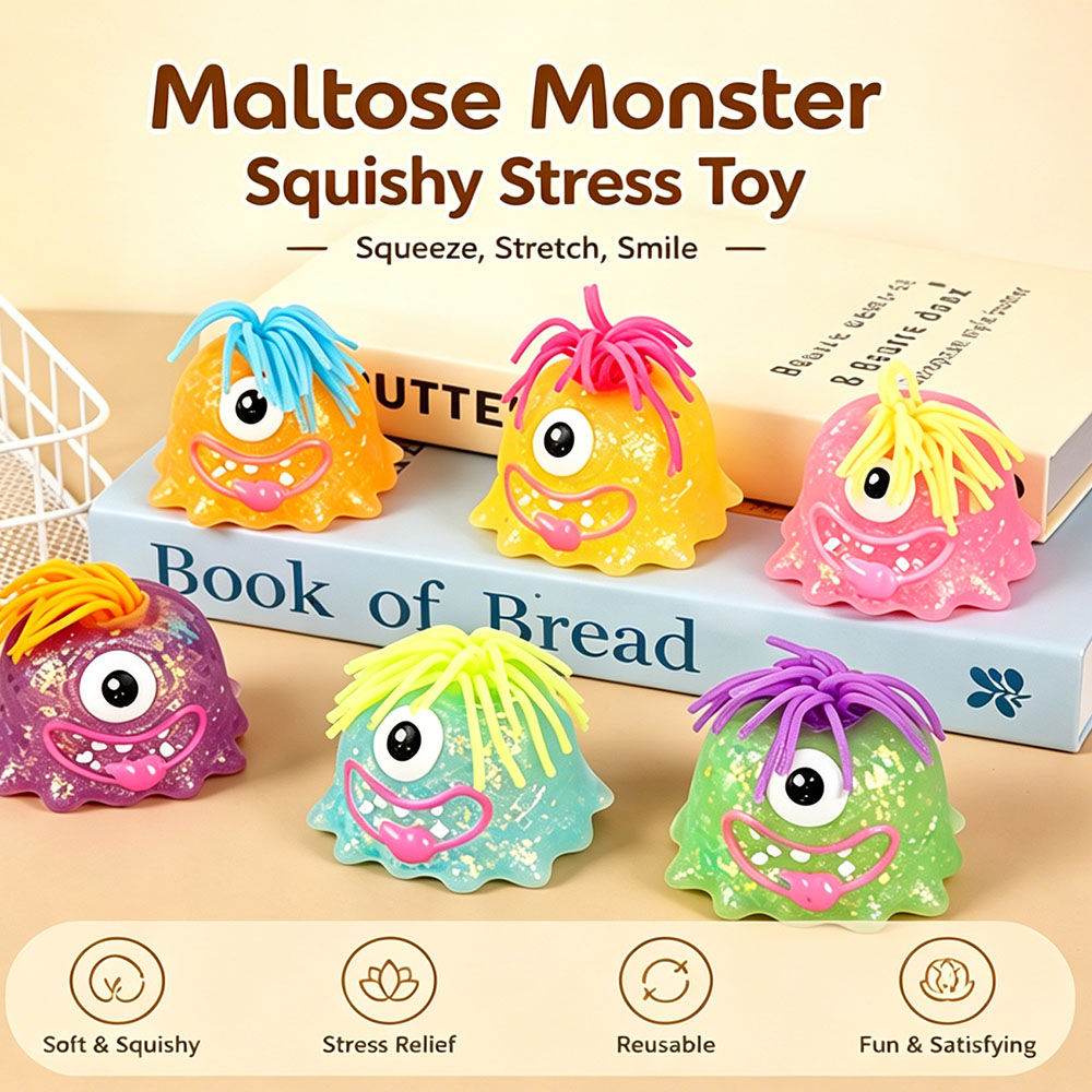 かわいい麦芽糖モンスタースクイーズシリコン製ストレス解消おも - Home Decor Aesthetic のレビューと価格