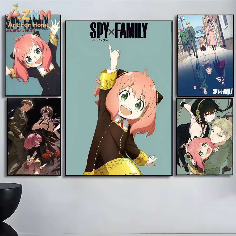 AZNM スパイ×ファミリー アニメ キャンバス ウォールア - X Home Decor のレビューと価格