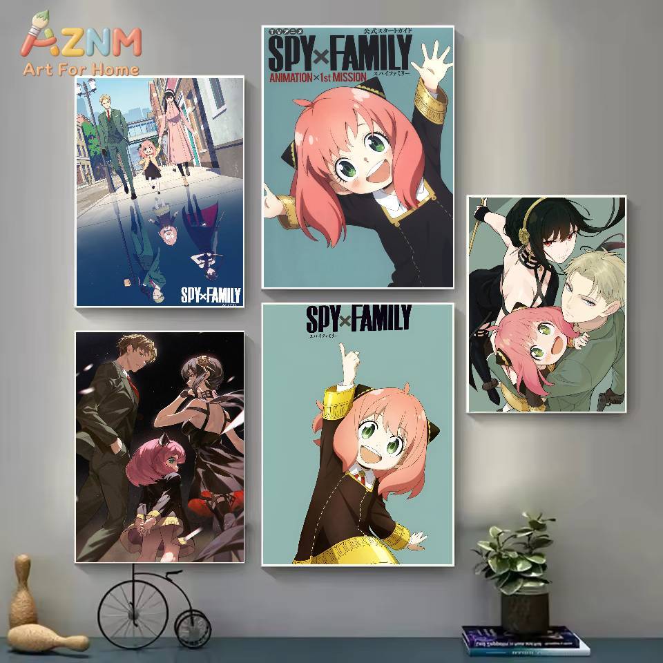 AZNM スパイ×ファミリー アニメ キャンバス ウォールア - X Home Decor のレビューと価格