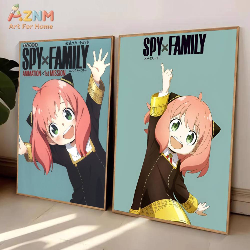 AZNM スパイ×ファミリー アニメ キャンバス ウォールア - X Home Decor のレビューと価格