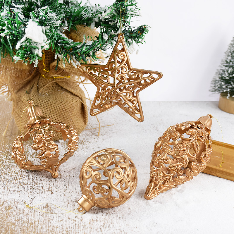 透かし彫りの3Dスタープラスチックペンダント,クリスマスツリ - Home Decor Trends 2025 のレビューと価格