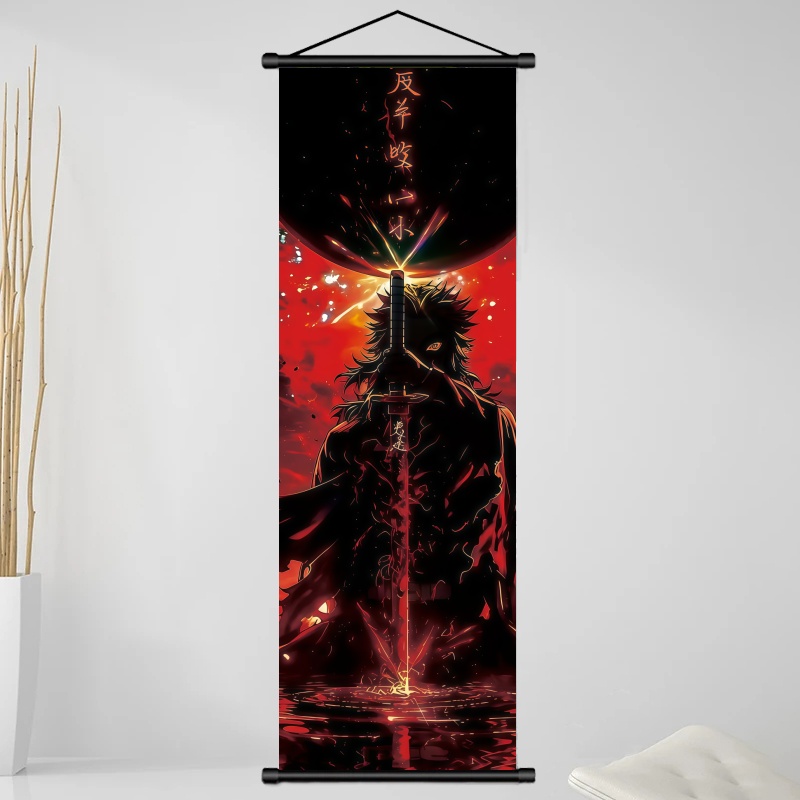 鬼滅の刃 煉獄杏寿郎 HDプリントアニメ生地ウォールアートス - Home Decor Wall Pictures のレビューと価格