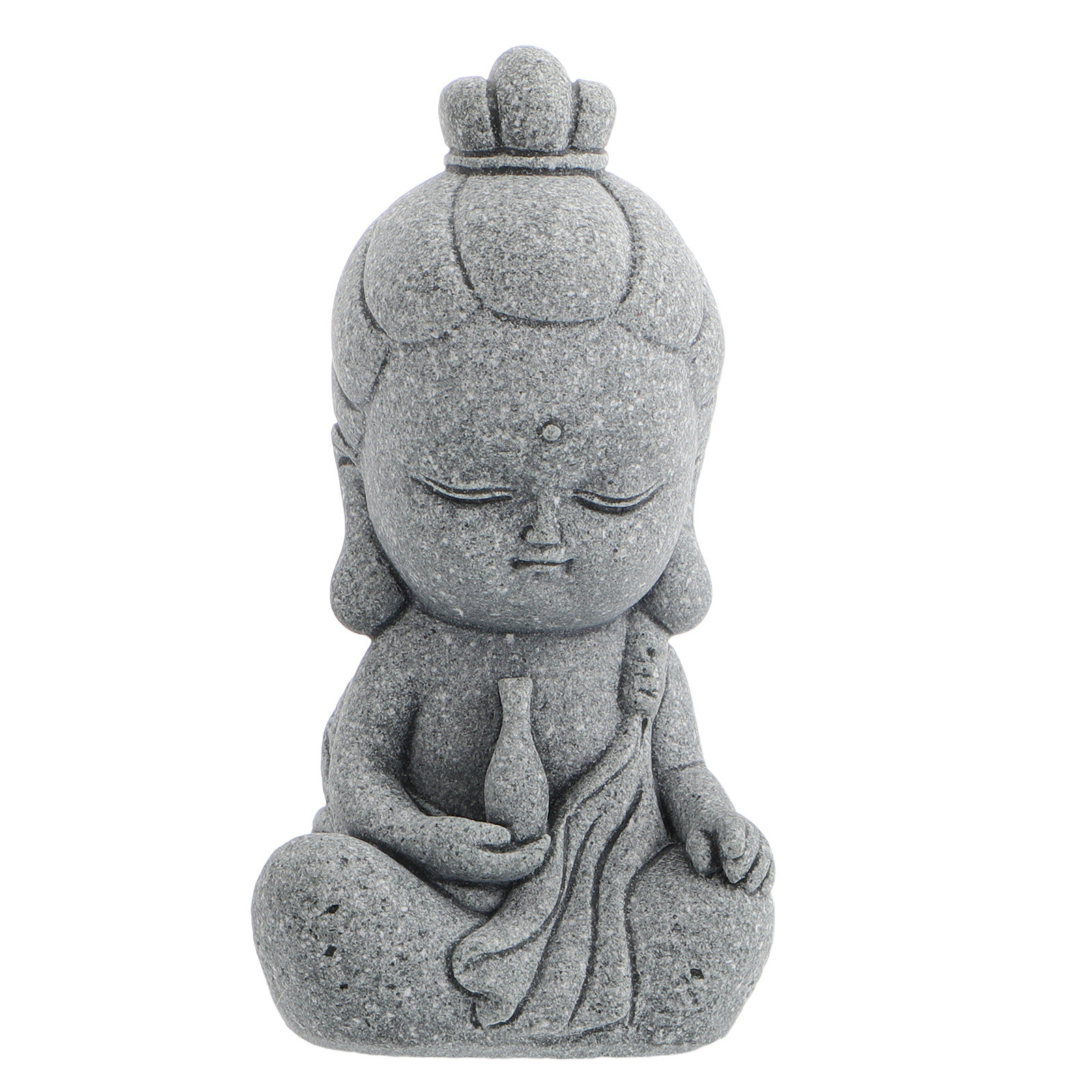 ミニ観音石像、小さな祈りの彫刻、禅庭や屋外の家の装飾用、禅の - Home Decor Zen のレビューと価格