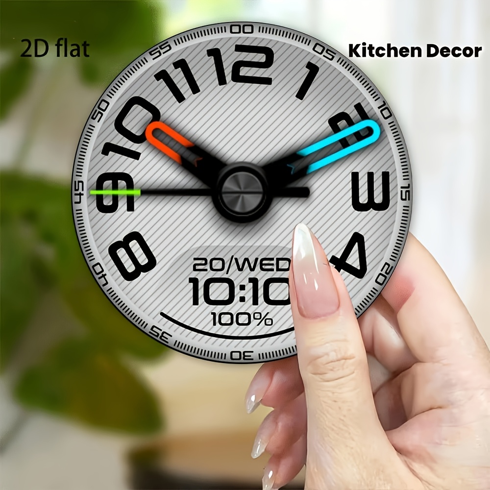 2D実用的なアクリル製クリエイティブ時計冷蔵庫マグネット3. - X Home Decor のレビューと価格