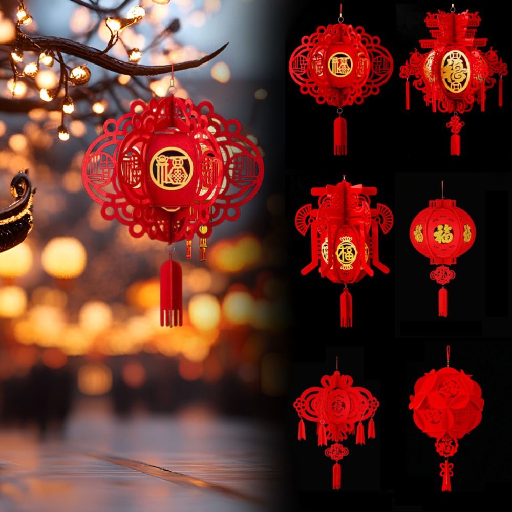不織布 2025 中国のランタン吊り下げ装飾品 3D 蛇年ラ - Home Decor Trends 2025 のレビューと価格