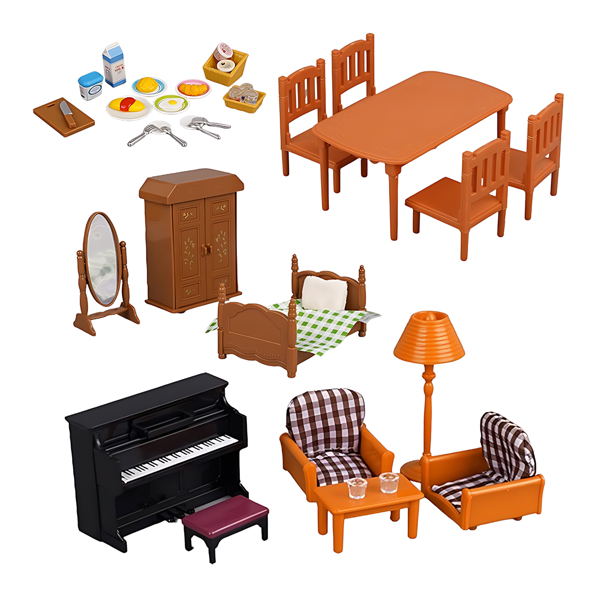 ミニチュア家具 1:12 ドールハウスキッチンリビングルーム - Home Decor Kolkata のレビューと価格