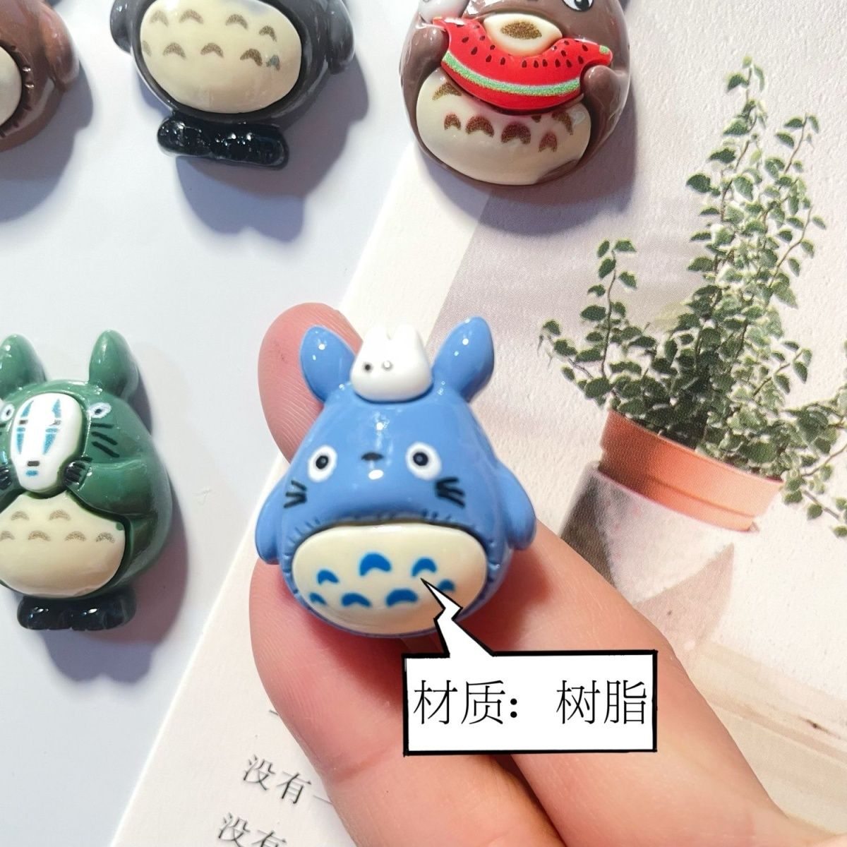 トトロアニメ樹脂製冷蔵庫マグネットかわいい漫画フィギュア磁気 - Home Decor Zen のレビューと価格